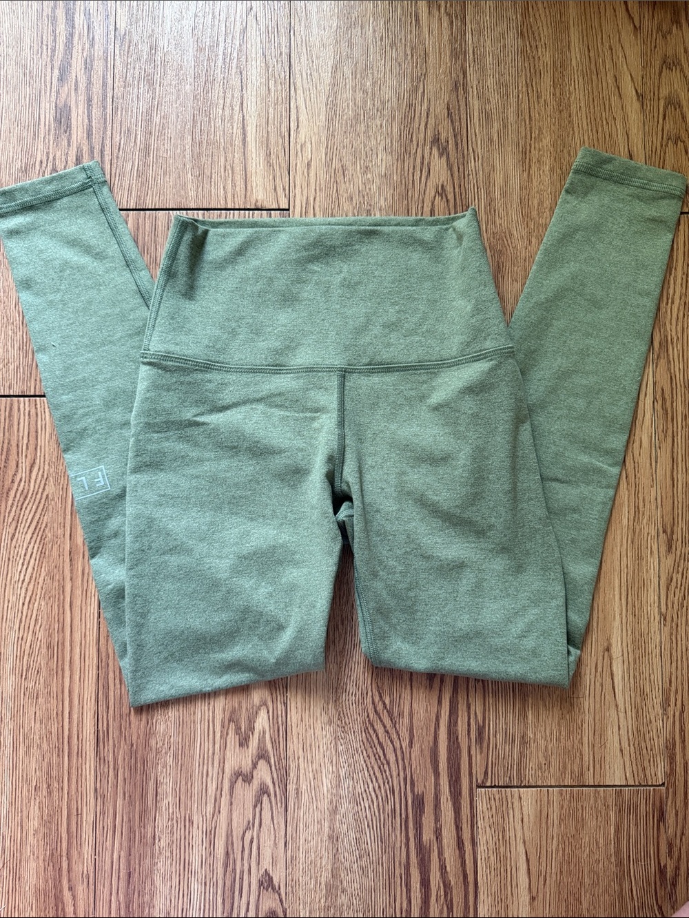 Fleo Olive Green High-Rise Leggings